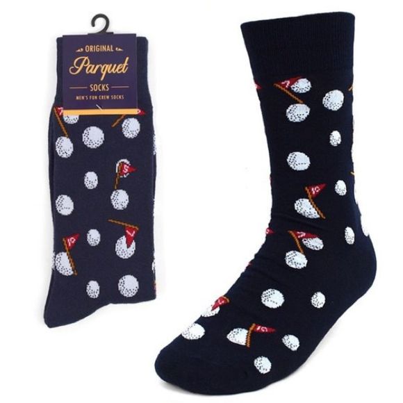 Men's Crew Socks - Golf Theme - NWT - Picture 2 of 4